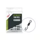 Carp Zoom Spinner Swivel Matná Černá #7 Rychlokapocs 10ks