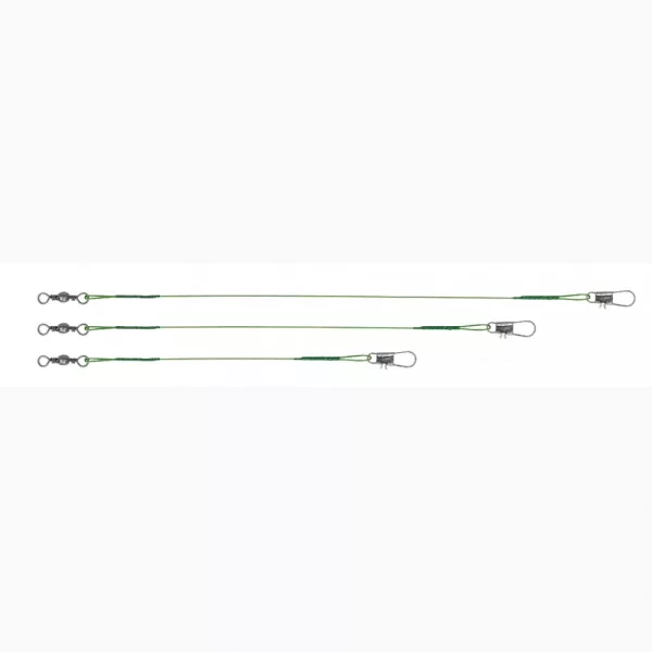 Predator Z PZ Ocelové lanko (1x7), 14 kg, zelené, 50 ks