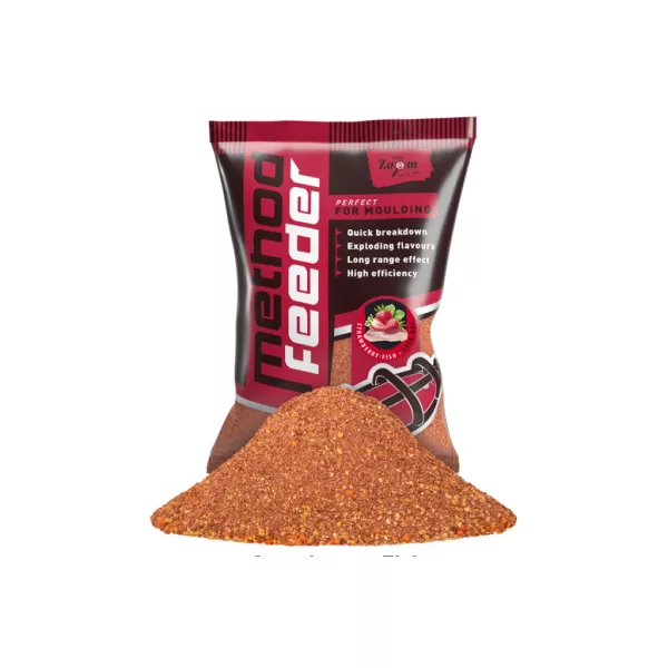 Carp Zoom Method Feeder Jahoda-Rybí Krmení 1kg