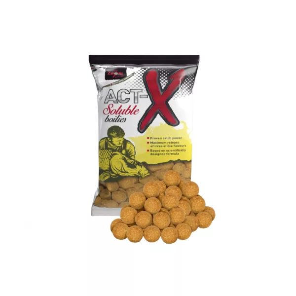 Carp Zoom Act-X Soluble Mango 24mm Rozpustné boilies 800gr