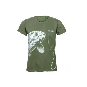 Carp Zoom CZ Bavlněné tričko, XXXL, zelené