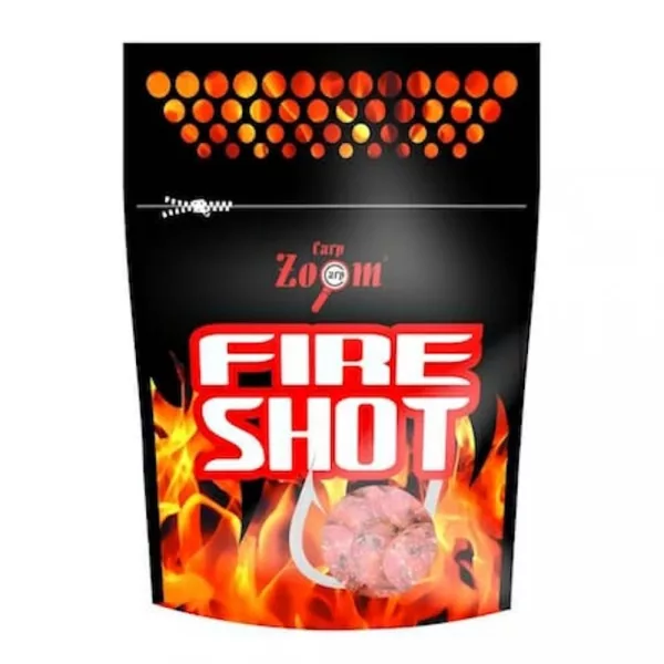 Carp Zoom CZ Fire Shot nástrahové boilies, 16 mm, sladká jahoda, 120 g