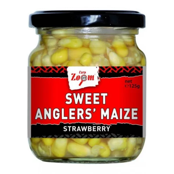 Carp Zoom CZ Sladká rybářská kukuřice, jahoda, 125 g, 220 ml