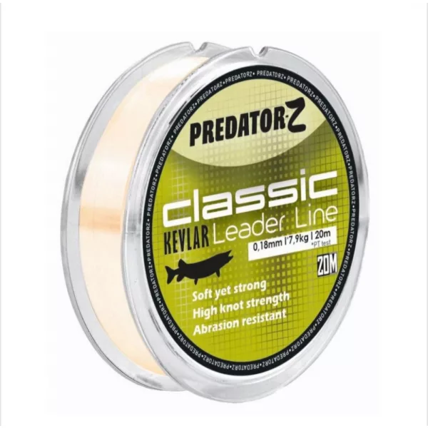 Predator Z PZ Classic Kevlarový návazcový vlasec, o 0,30 mm, 20 m, 22 kg