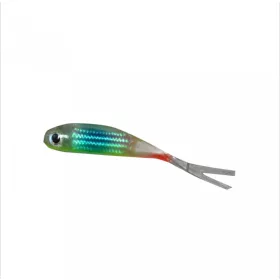   Predator Z PZ Offspring Tail Killer gumová nástraha s rybí příchutí, 5 cm, modrá, červená, 5 ks