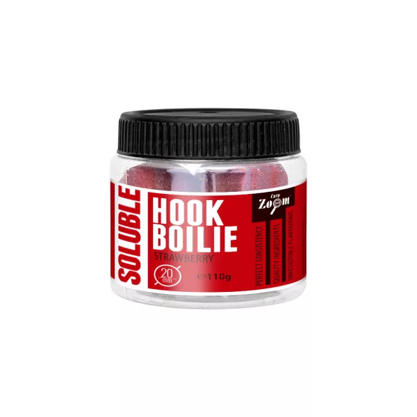 Carp Zoom 20mm Jahoda Rozpustné háčkové boilie 110gr