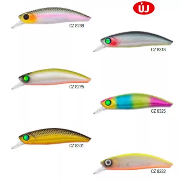 Predator Z Predator-Z Curve Minnow wobler, 6 cm, 7,1 g, pstruh, potápivý