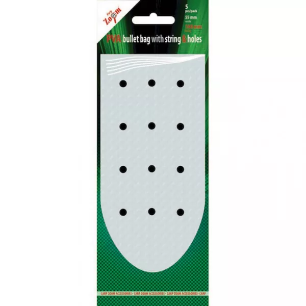 Carp Zoom CZ PVA sáček s otvory a upevňovací páskou, 55x140 mm, 5 ks