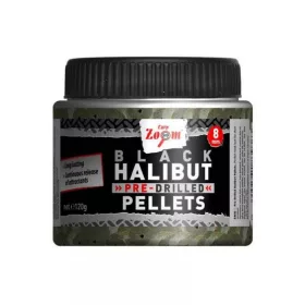   Carp Zoom CZ Černá vrtaná halibut peleta na háček, 20 mm, halibut, 120 g