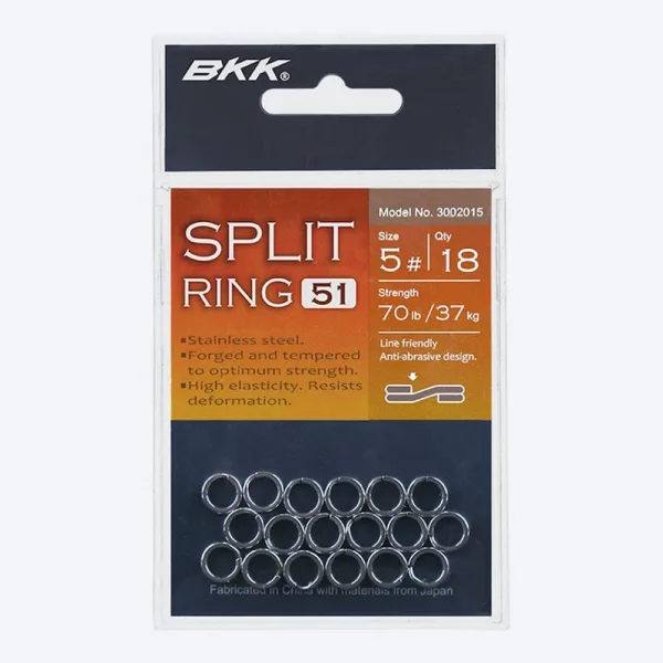 BKK SPLIT RING-51 2# 18 ks/balení dělený kroužek
