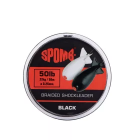 Fox Spomb Braided Leader Black Pletená Šňůra 22kg/50lb