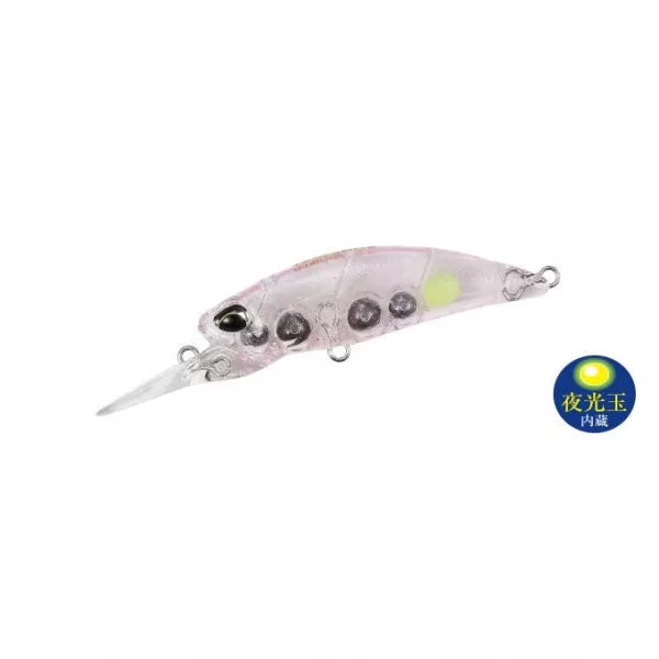 Duo Tetra Works TotoShad 4,8cm 4,5gr CCC0377 Clear Light Pink Potápivý Wobler