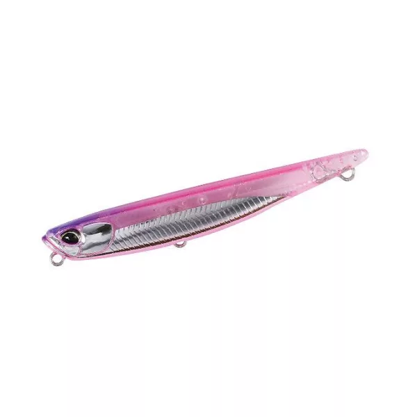 Duo Bayruf Manic Fish 77 7,7cm 9gr CSH0632 UV Clear Pink Silver Flash II Potápivý Wobler