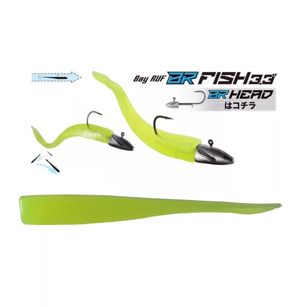 Duo Bayruf BR Fish 8,4cm S038 Chart Plastová nástraha 7 ks