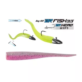   Duo Bayruf BR Fish 8,4cm S042 UV Clear Pink Plastová nástraha 7 ks