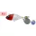 Duo Realis Spin 30 SW 3,0cm 5gr ACC0001 Pearl Red Head Spin-Tail Umělá nástraha