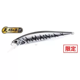   Duo Realis Jerkbait 100F 10cm 13,7gr ASAZ400 Gunmetal M Silver Tiger Plovoucí Wobbler