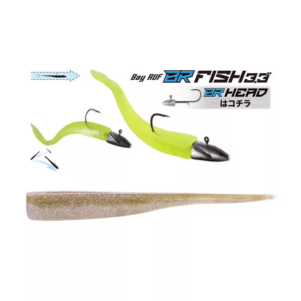 Duo Bayruf BR Fish 8,4cm F100 Lively Rikyu Plastová nástraha 7 ks
