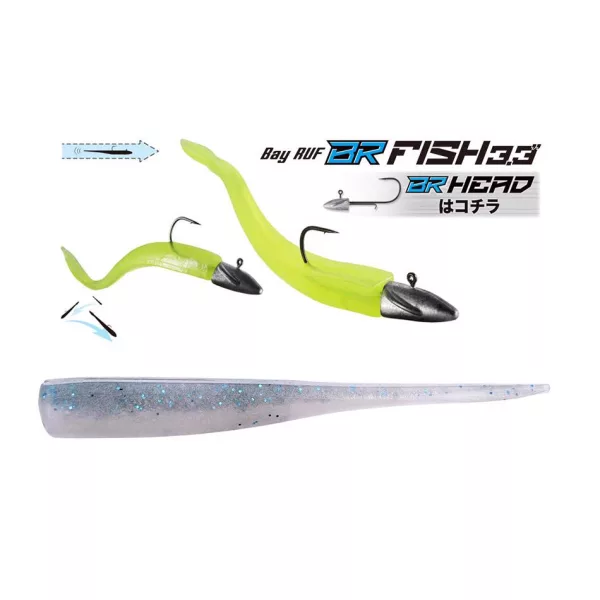 Duo Bayruf BR Fish 8,4cm F104 Smokey Magic Plastová nástraha 7 ks
