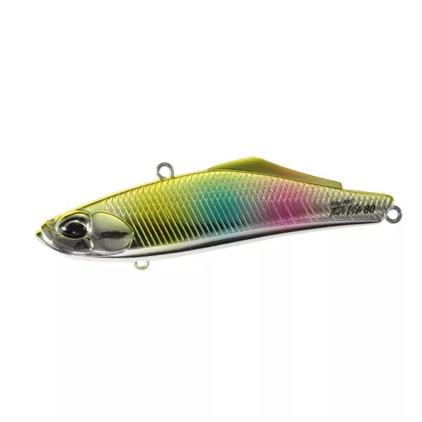 Duo Bayruf Tide Vib 80 8cm 25gr MCC0680 UV Gold Rainbow Potápivý Wobbler