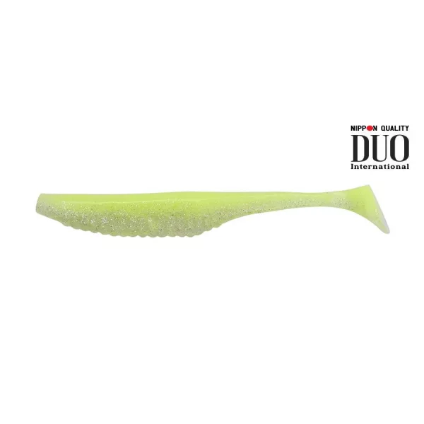Duo Realis Versa Shad 10cm F075 Chartreuse Shad Plastová návnada 7ks