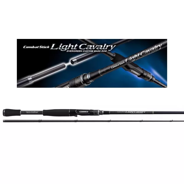 Evergreen Light Cavarly CLCC-611MH Baitcast 211cm 7-28gr 2dílný přívlačový prut