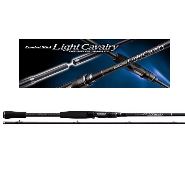 Evergreen Light Cavarly CLCC-71MH Baitcast 216cm 7-35gr 2dílný přívlačový prut