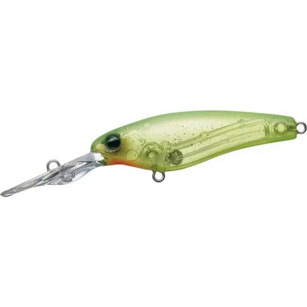 Evergreen Gran Searcher 55 5,5cm 5,2gr #268 Jiskřivá limetka Wobler