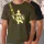 Vass-Tex Printed Fishing Khaki Tričko L