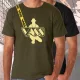 Vass-Tex Printed Fishing Khaki Tričko L