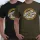 Vass-Tex Fishing Culture Potlačené Khaki Tričko XL
