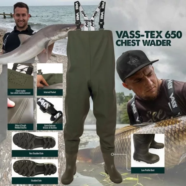 Vass-Tex 650 Brodicí kalhoty 47