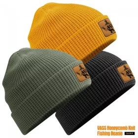 Vass-Tex Honeycombe Fishing Beanie Khaki Čepice