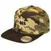 Vass-Tex Camo-Černá Snapback Baseballová Čepice