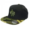 Vass-Tex Černo-Camouflage Snapback Baseballová Kšiltovka