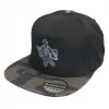 Vass-Tex Černo-černá/šedá Snapback Baseballová Čepice