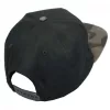 Vass-Tex Černo-černá/šedá Snapback Baseballová Čepice
