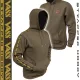 Vass-Tex Strapped Hoody Khaki Mikina 3XL