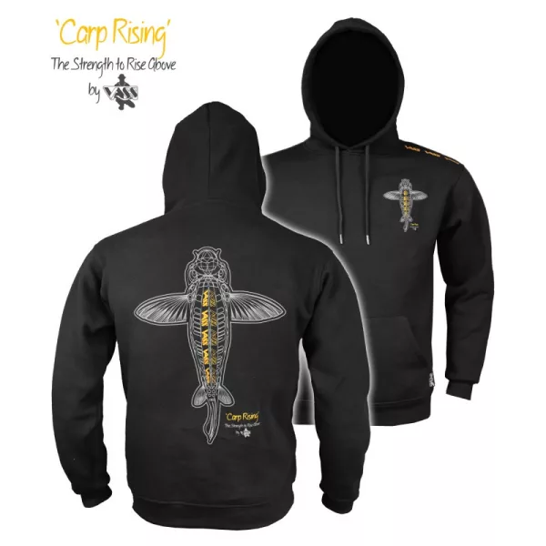 Vass-Tex Carp Rising Černá mikina 3XL