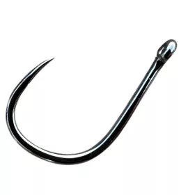   Sasame Mastery Black Nickel 2 s ouškem, protihrotový kaprový háček na boilies 8ks