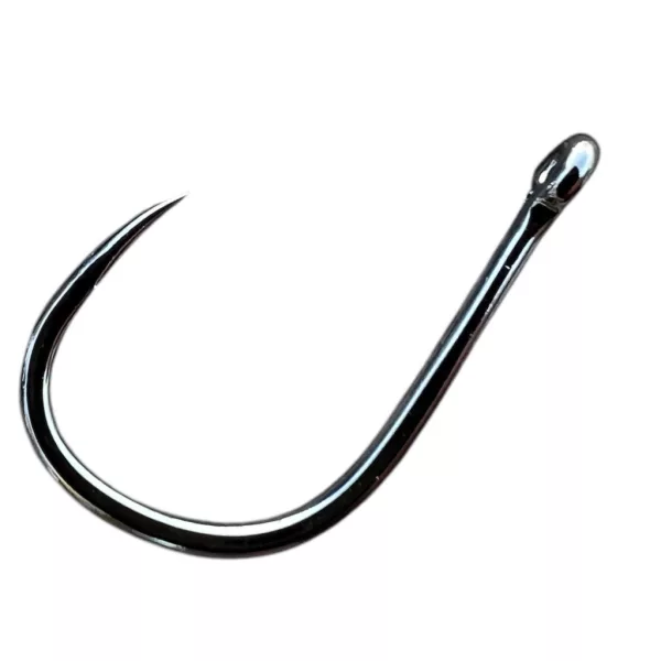 Sasame Mastery Black Nickel 2 s ouškem, protihrotový kaprový háček na boilies 8ks