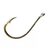 Sasame Chinu Ringed Gold 4 s očkem, s protihrotem kaprový háček 12ks