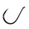 Sasame Chinu Ringed Black Nickel 1 háček na kapry s očkem a protihrotem 12ks