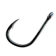 Sasame Iseama Ringed Black Nickel 4 Háček na kapry s očkem a protihrotem 10ks