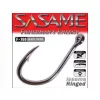 Sasame Iseama Ringed Black Nickel 8 Háček na kapry s očkem a protihrotem 15ks