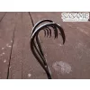 Sasame Beak Ringed Black Nickel Háček na kapry velikosti 4, s očkem a protihrotem, 11ks
