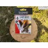 Sasame Carp Revo Black Nickel 2 Háček s očkem a protihrotem pro lov kaprů 11ks