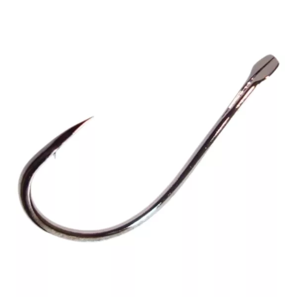 Sasame DH Point Chinu Black Nickel 2 háčky na kapry s plátkem a protihrotem, 7ks