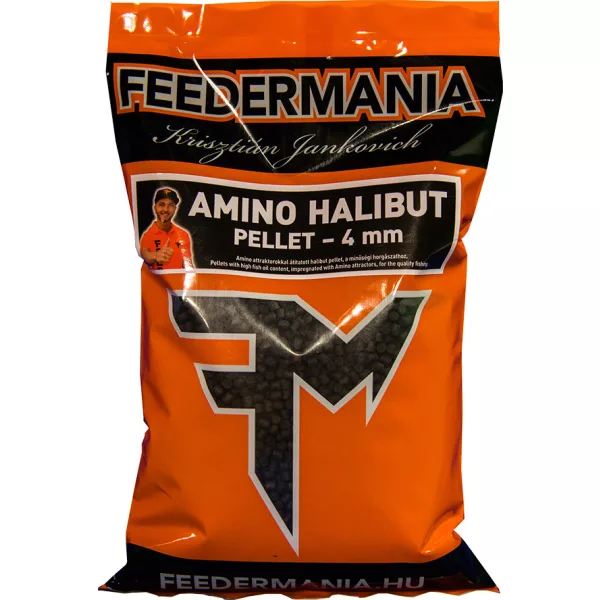Feedermánia Amino Halibut 4mm Krmný pelet 800gr