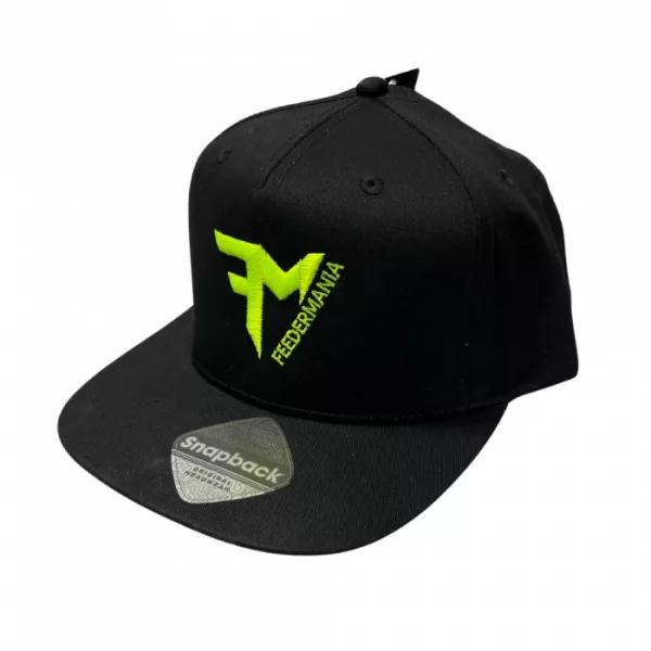 Feedermánia Černo-fluo Zelená Snapback